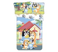 Bluey - Juego de Ropa de Cama Infantil (100 x 135 cm y 40 x 60 cm, 100% algodón)