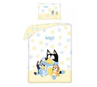Bluey: Juego de sábanas infantiles familiar - 100 x 135 cm