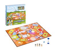 Bluey – Juego de mesa Scavenger Hunt – incluye cartas, dados y figuras – 2-4 jugadores – 15 min