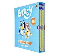 Bluey lets Do This! 10 Picture Books Story Collection Box Set (The Beach, Goodnight Fruit Bat, Butterflies, Bingo, Magic Xylophone, Hammerbarn, The Pool, The Creek, Grannies & Bob Biley)