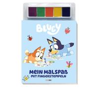 Bluey: Mein Malspaß mit Fingerstempeln: Malblock mit Fingerstempelkissen