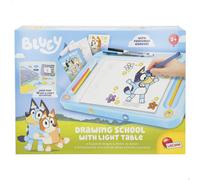 Bluey Mesa de dibujo con luz y accesorios + 3 años