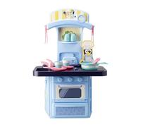 Bluey - Mini juego de cocina | Cocina de simulación con horno, fregadero, placa y mucho más | Juego de cocina de juguete para niños con accesorios | Juego de cocina de simulación | Juego de rol