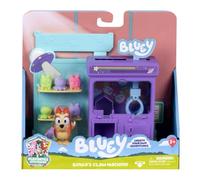 Bluey Miniset de Juego Máquina de Garra de Bingo - Incluye Figura de Bingo articulada con Grey Dancer - GANA premios con la máquina de Garra Que Funciona de Verdad - Incluye 6 premios