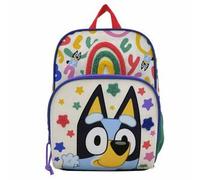 Bluey - Mochila 30cm con bolsillo frontal - Colección Rainbow