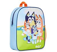 Bluey Mochila Infantil, Bingo Mochila Pequeña para Guardería o Preescolar con Bolsillo Lateral, Regalo para Niño y Niña (Multi)