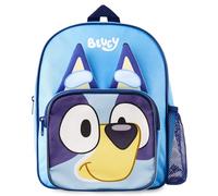 Bluey Mochila Infantil, Bingo Mochila Pequeña para Guardería o Preescolar con Bolsillo Lateral, Regalo para Niño y Niña (Azul 3D)
