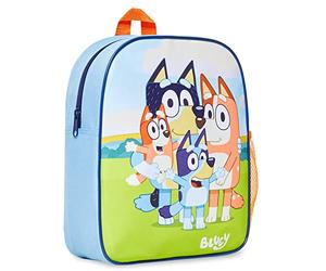 Bluey Mochila Infantil, Bingo Mochila Pequeña para Guardería o Preescolar con Bolsillo Lateral, Regalo para Niño y Niña (Multi)
