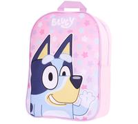 Bluey Mochila para niñas - Mochila escolar para niños, mochila de viaje, mochila rosa para niños y niños pequeños, ideal para guardería y uso diario