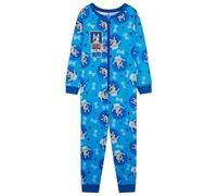 Bluey Mono de Una Pieza con Manga Larga, Pijama Cálido y Bonito Enterizo para Niños