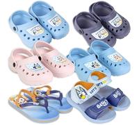 BlueY - Niña Niño - Chanclas de playa o piscina - Sandalia Sabot con arco de sujeción - Producto original, 6420 Sandalia Azul, 25 EU