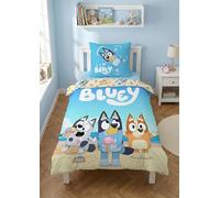 Bluey Niños Funda Nórdica Cama 90 135x200 + Funda Playa 100% Algodón