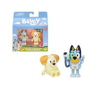 Bluey Pack 2 Figuras Surprise Blaster, Figuras Articuladas Amigos Preparados para IR de Aventuras, Muñecos de la Serie Infantil, Juguetes Exclusivos, Famosa (BLY91210)