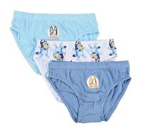 BlueY, Pack de 3 Slips, Chico, azul, 3-4 Años