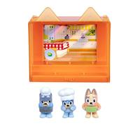 Bluey Paquete de episodios Fuzzies: Pavlova. con 3 minifiguras coleccionables especialmente flocadas (incluye 1 exclusiva), vitrina, tarjeta de intercambio de papel de aluminio y guía de coleccionista