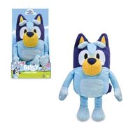 Bluey parlante de 33 cm, Peluche multilingüe parlante con 9 Frases y la canción de la Serie, Habla en 3 Idiomas Diferentes