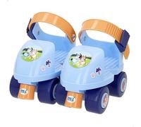 Bluey Patines 4 Ruedas Talla 22 a 29, Máx. 20 kg, Niños +3 años, Medidas, Talla Ajustable, Freno Delantero, Diseño Colorido, Desarrollo de la motricidad Fina y Estabilidad (77731)
