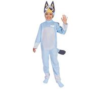 Bluey perrito azul mono peluche niño unisex disfraz original Bluey BBC (Talla 3-4 años)