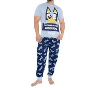 Bluey Pijama Pijama Hombre Algodon | Hombre Pijamas | Azul S