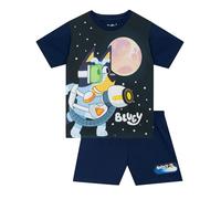 Bluey Pijama, Pijama Niño Corta, Pijamas Chulos Bingo, Pijamas Niño Verano, Azul 4-5 años