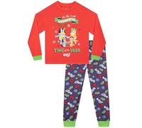Bluey Pijama Pijama Niños | Pijamas De Invierno | Rojo 4-5 Años