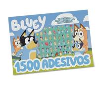 BLUEY PRANCHETA PARA COLORIR COM 1.500 ADESIVOS