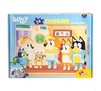 Lisciani - BLUEY - MaxiFloor Puzzle de 24 piezas - Puzzle 2 en 1 - Doble cara - Espalda para colorear - Juego educativo - A partir de 4 años - Fomenta la creatividad - 35 x 25 cm