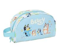 BLUEY READY - Neceser Grande Niño, Neceser Infantil, Adaptable a Carro, Ideal para Niños de 5 a 14 Años, Cómodo y Versátil, Calidad y Resistencia, 26x16x9 cm