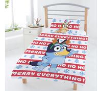Bluey Rojo Juego Ropa Cama Navideña Cuna Para Bebé Funda Nórdica Algodón