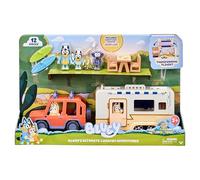 Bluey Ultimate Caravan Adventures - Caravan Playset and Three 2.5-3" Figures & 4