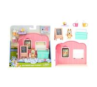 BlueY Mini Playsets Ice Cream Shop Playset | Incluye Figura de Bingo articulada y Accesorios
