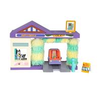 Bluey Set de Juego del Túnel de Lavado Incluye una Figura Exclusiva; Gira los cepillos, Llena el depósito de Gasolina y recrea la Aventura del Monstruo Peludo; Juguete Interactivo para niños