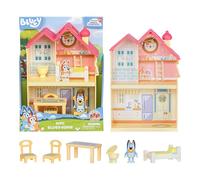 Bluey Set de Juego Minicasa Set de Juego Compacto de una casa con asa para transportarla. Tres estancias (Cocina, Dormitorio y baño). Incluye una Figura 5 Accesorios de Juego.
