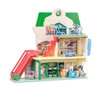 Bluey Set de Juego Supermercado, 3 Pisos con Figuras exclusivas Bingo, Incluye Escalera mecánica, 24 Sonidos, más de 15 Piezas de Juego y un intercomunicador, Altura Superior a 40 cm