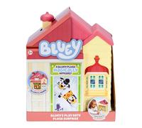 Bluey – Peluche sorpresa Fecha de juego con calcomanías y letrero de tiempo, abre la puerta