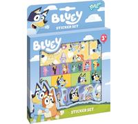 Bluey Sticker-Set - Aventura y creatividad en cada pegatina | Mezcla perfecta de diversión y desarrollo en cualquier momento de manualidades |, 17,50/1,50/24,50, multicolor