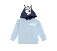 Bluey Sudadera Sudadera con Capucha Y Cremallera para Niños | Vestir Disfraz con Capucha para Niños | Mercancía Oficial | Azul | 18-24 Meses