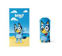 Bluey - Toalla de playa infantil, 140 x 70 cm, poliéster