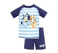 Bluey Traje de baño niños I Traje de baño para niños de 2 Piezas I Conjunto de natación para la Playa y la Piscina Azul 2-3 años