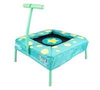 Bluey Trampolín para niños pequeños de 2 pies con asa, para Interiores y Exteriores, Primer trampolín para bebés de más de 12 Meses, diseño de Baja Altura, Almohadillas Protectoras, Equipo de Juego