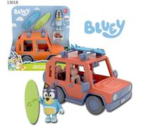 Bluey Vehículo Familiar 4WD Con 1 Figura Y 2 Tablas De Surf