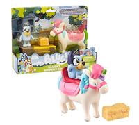 Bluey Vehículos Unipony, Set de Juguete con un Muñeco Articulado Unicornio Poni con Silla de Montar para Jugar, Regalo para Niños y Niñas Desde 3 Años de Edad, Famosa (BLY12200)
