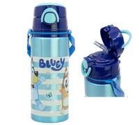 Bluey Y Bingo Botella De Aluminio 730ml Con Pajita Para Niños Térmica