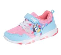 Bluey - Zapatillas luminosas para niñas, calzado deportivo fácil de ajustar con luces LED intermitentes, rosa, 24 EU