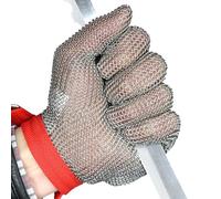 BLUEZY Acero Inoxidable 304 Guante Resistente A Los Cortes Guantes Anticorte Guantes De Carnicero Guantes De Seguridad, Guantes De Construcción, Guantes Jardineria, Guantes Mechanix XXS