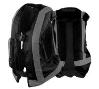 BLUEZY Chaleco De Moto con Airbag, Airbag Moto para Toda La Temporada con Tira Reflectante Chaleco con Airbag Anticaída Ecuestre para Activar El Airbag Equipo De Ciclismo A,XL