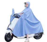 BLUEZY Chubasquero Moto Capa De Lluvia con Capucha Transparente Reutilizable Poncho Lluvia Impermeable Y Resistente para Mujeres En Ciclismo, Scooter Y Motocicleta B