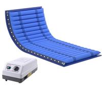 BLUEZY Colchón Antiescaras Ensanchado, Cómodo Colchón Presión Aire Alternante con Bomba, Almohadilla para Colchón Alivio Presión para Úlceras por Presión Y Dolor De Cama Cuidado Las Caderas B,Style 1