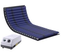 BLUEZY Colchón Antiescaras Ensanchado, Cómodo Colchón Presión Aire Alternante con Bomba, Almohadilla para Colchón Alivio Presión para Úlceras por Presión Y Dolor De Cama Cuidado Las Caderas A,Style 1