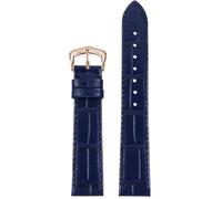 BLUEZY Correa De Cuero Ultrafina Mujer 15 Mm-20 Mm Repuesto De Correas De Reloj Compatible con Pulsera De Liberación Rápida Cartier Santos-Dumont Swarovski D1,15mm